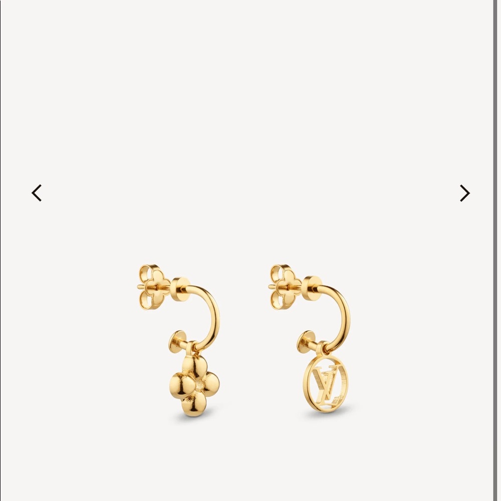 Louis Vuitton bloom earrings